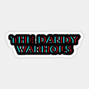 The Dandy Warhols - Horizon Glitch Sticker